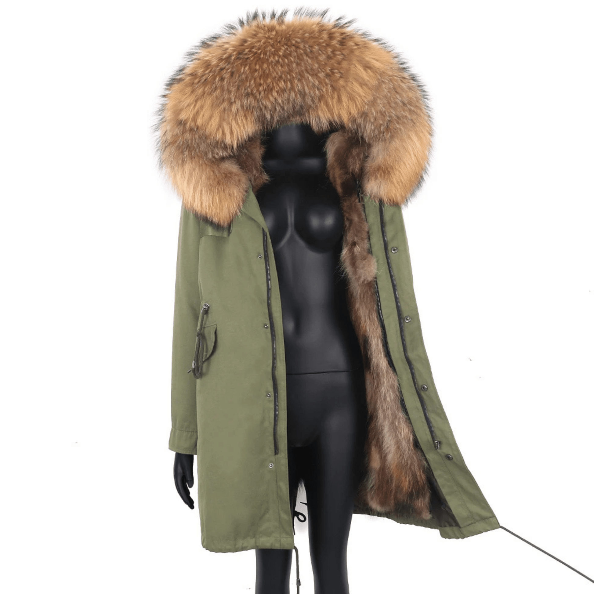 Women's Luxury Real Fur Waterproof Parka "Alpha Style" - Trendiesty Worldwide