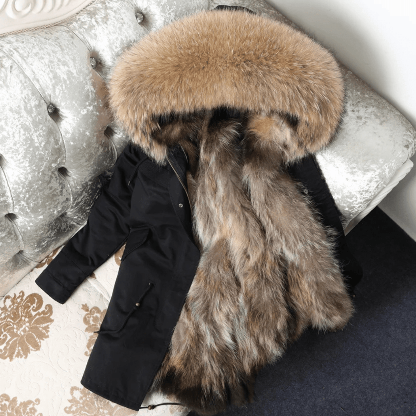 Women's Luxury Real Fur Waterproof Parka "Alpha Style" - Trendiesty Worldwide