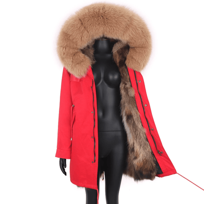 Women's Luxury Real Fur Waterproof Parka "Alpha Style" - Trendiesty Worldwide